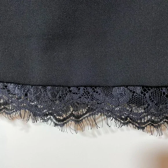 Forever 21 Contemporary A-line Laced Mini Skirt Size M Black - Picture 5 of 8